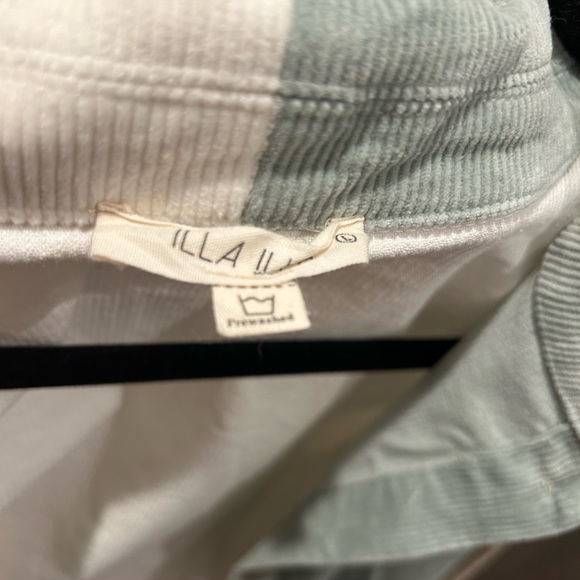 Teal, tan & cream color block shacket - Picture 3 of 3